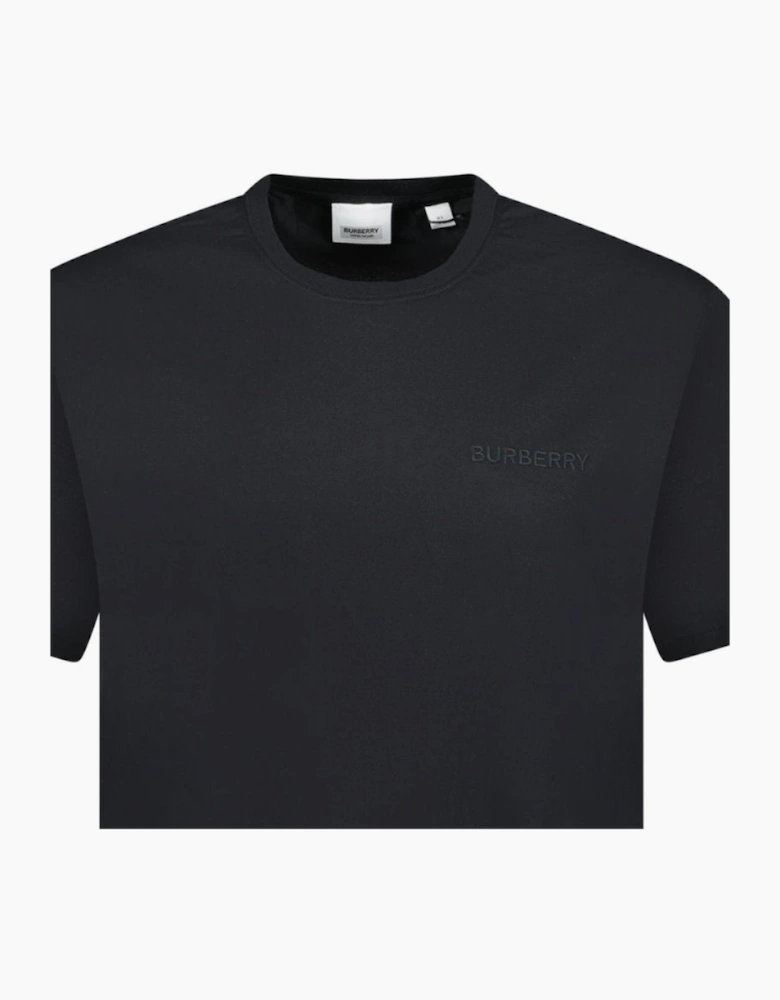 Burberry Crew Neck Logo T-Shirt Black
