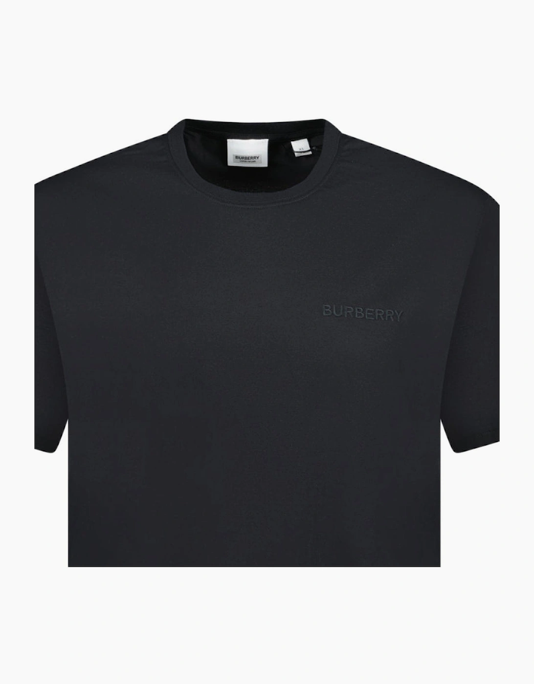 Burberry Crew Neck Logo T-Shirt Black