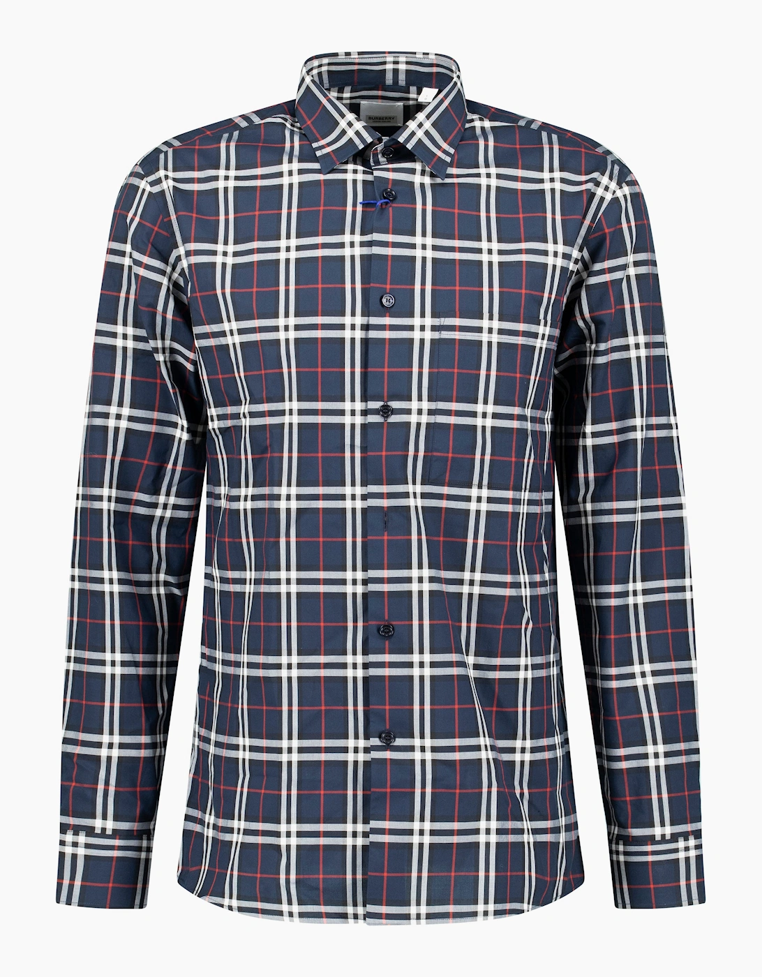Burberry 'Simson' Check Shirt Navy Blue, 3 of 2