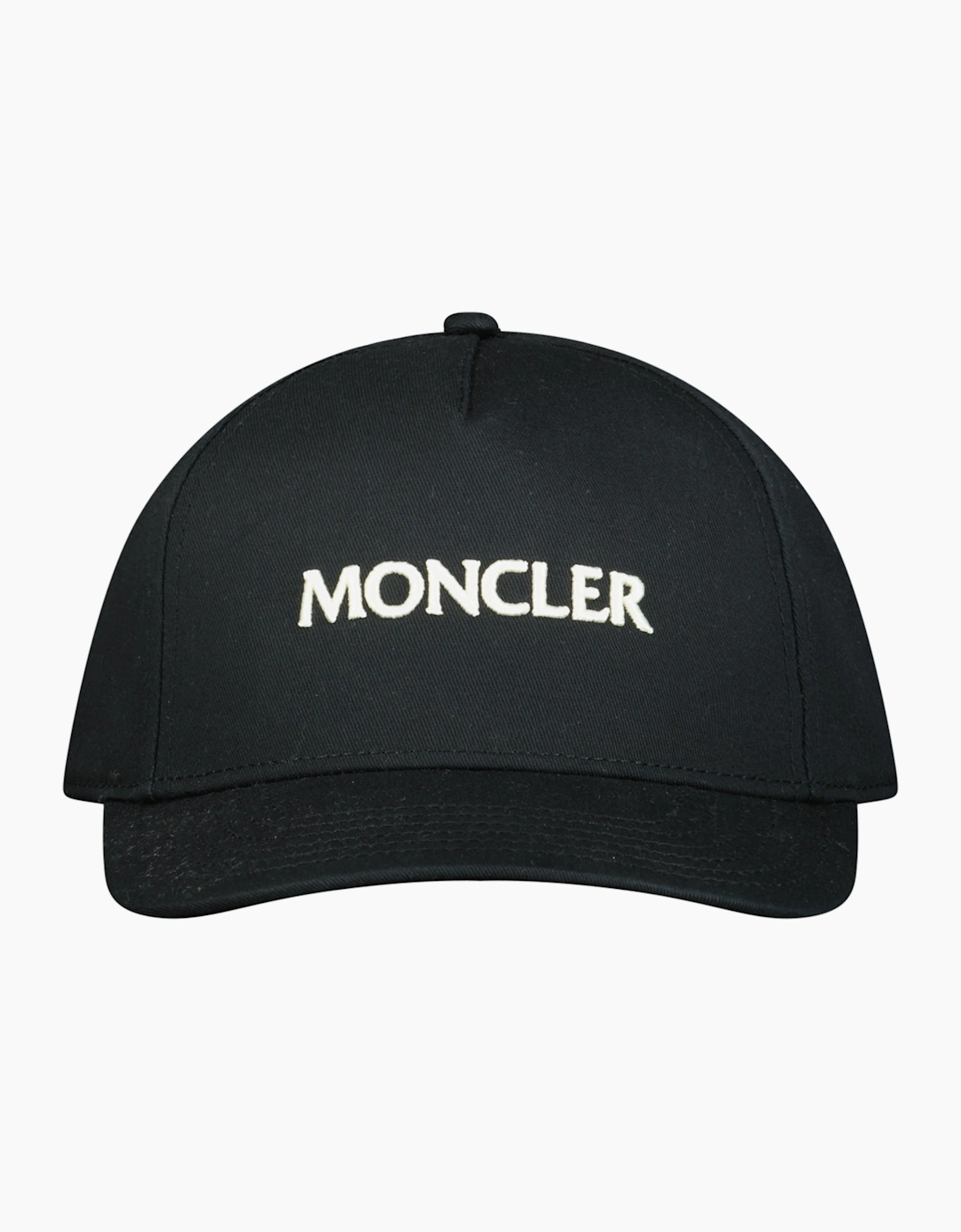 Moncler Logo Embroidered Cap Black, 3 of 2