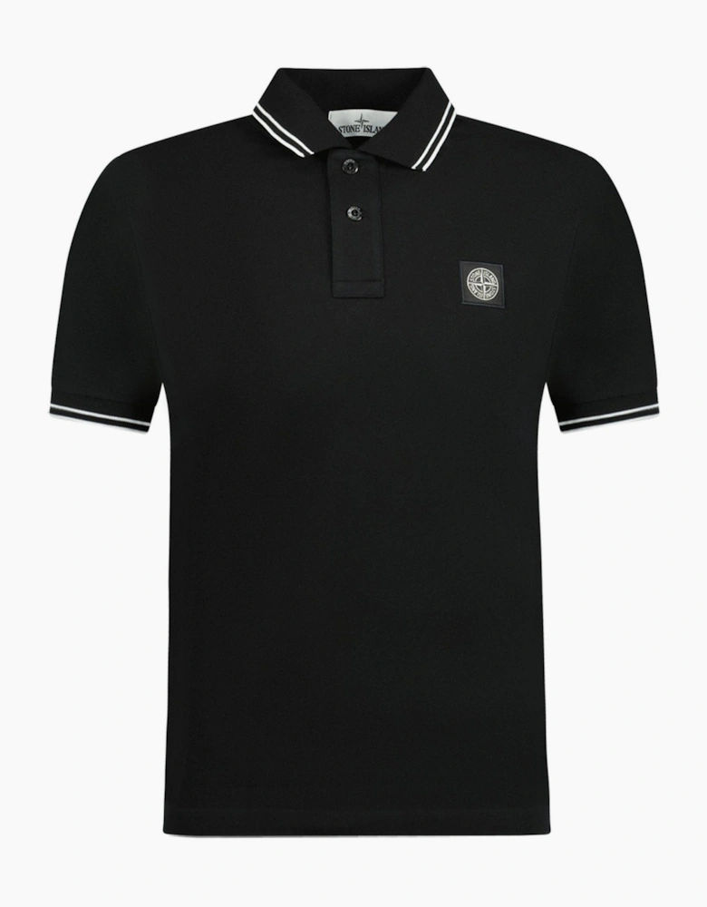 Stone Island Compass Logo Polo Black