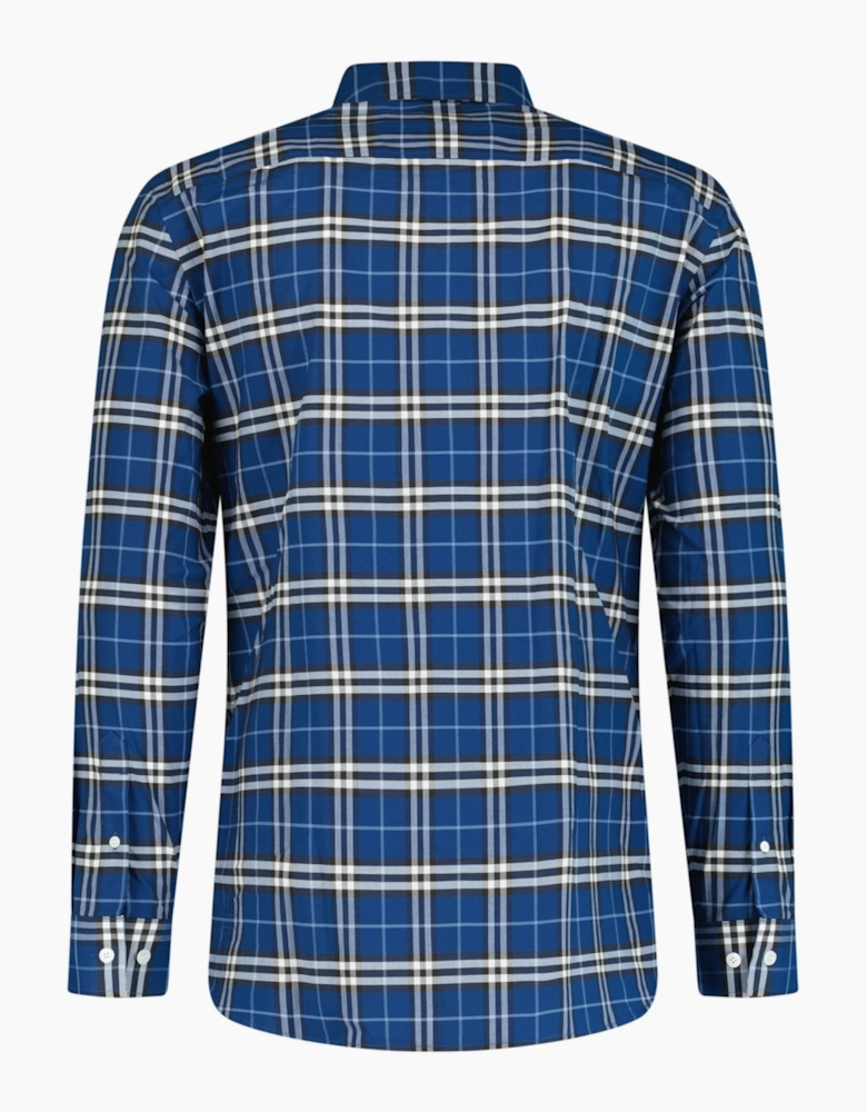 Burberry 'George' Check Cotton Shirt Blue