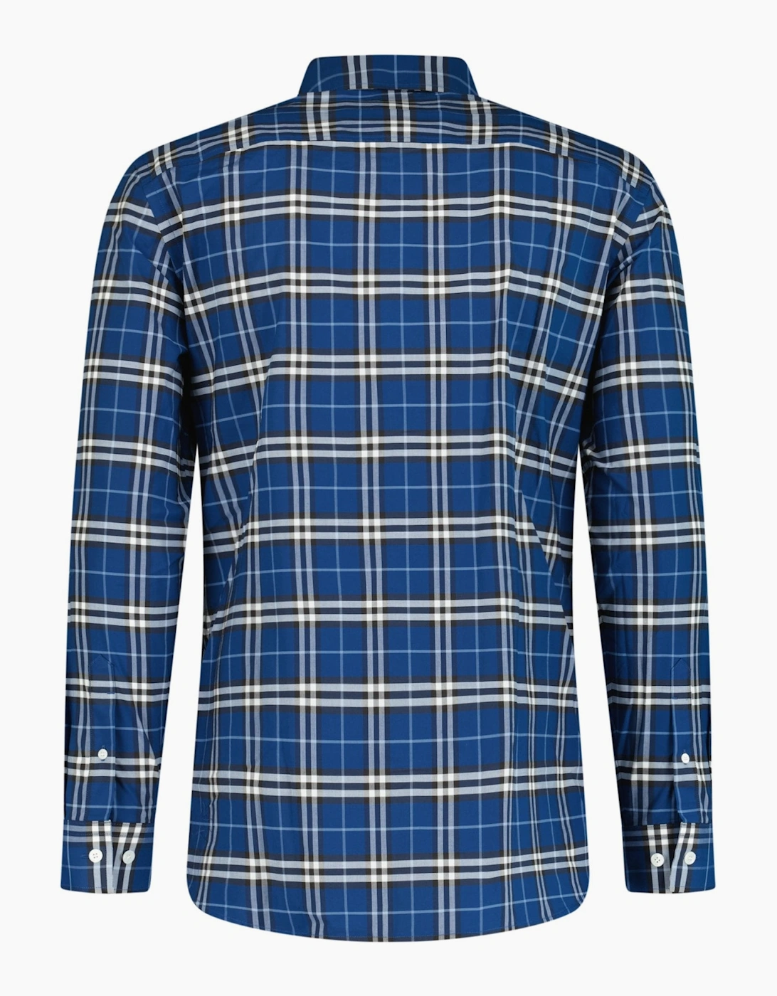 Burberry 'George' Check Cotton Shirt Blue