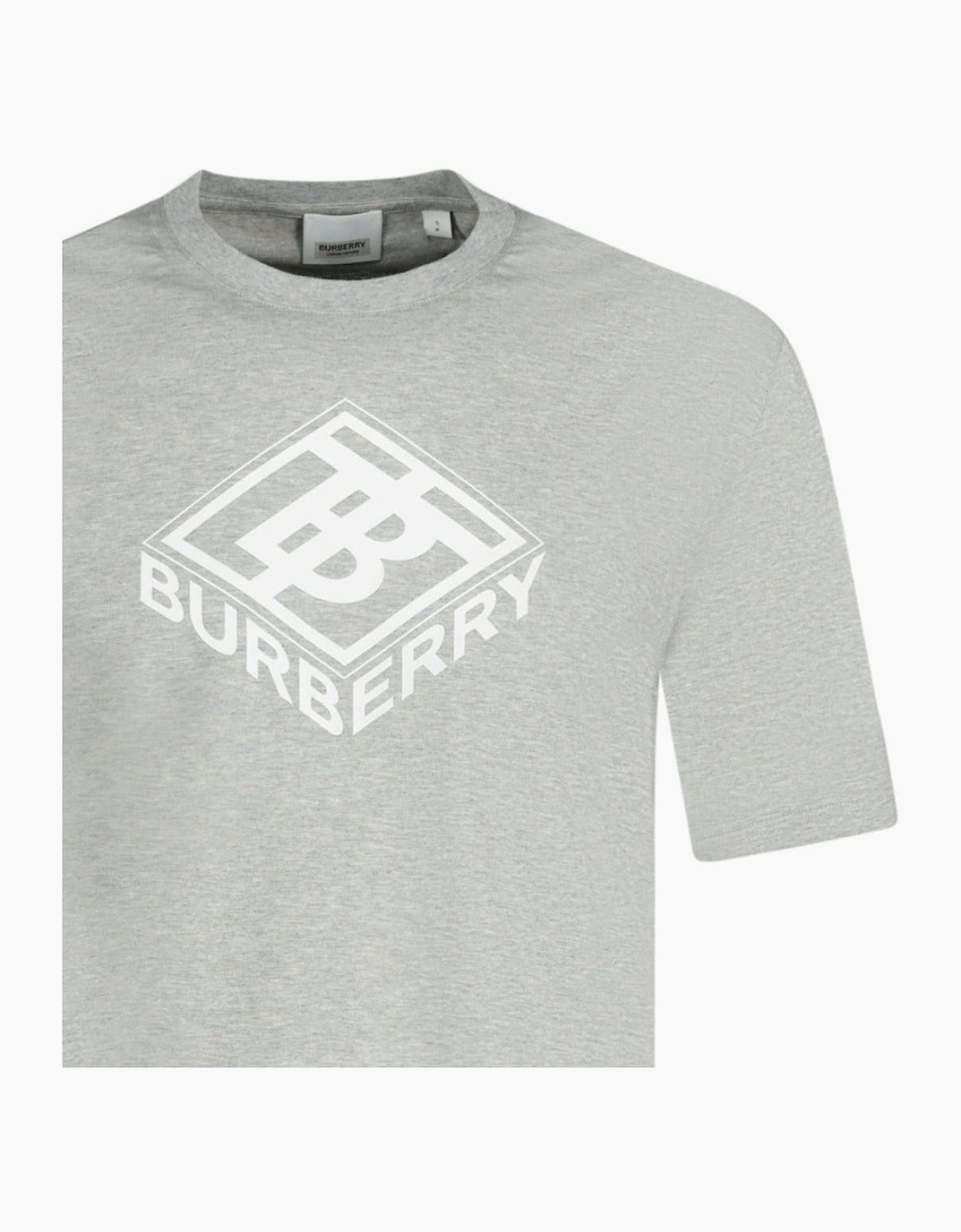 Burberry Graphic Logo Print T-Shirt Grey