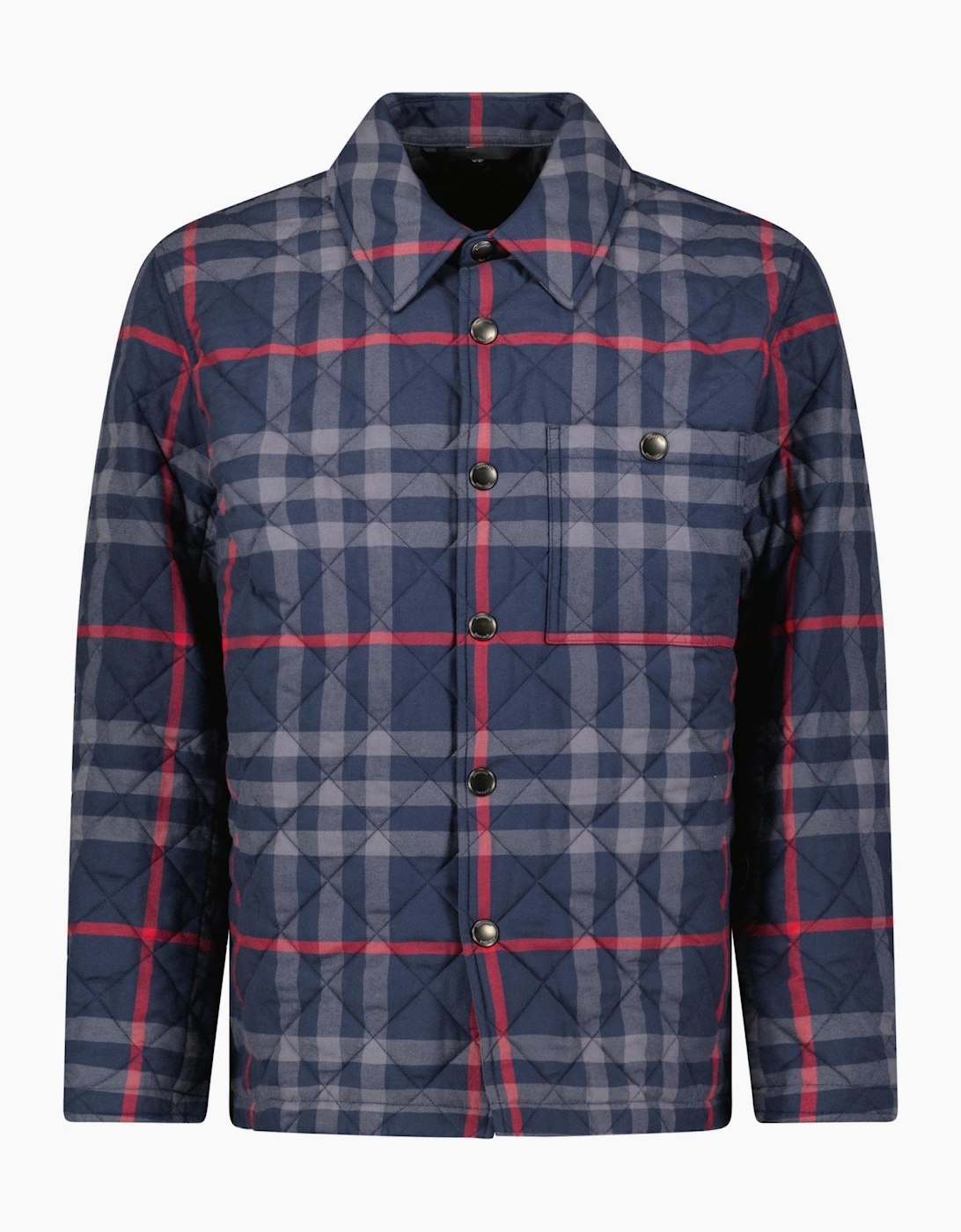 Burberry 'Forres' Diamond Quilted Jacket Navy