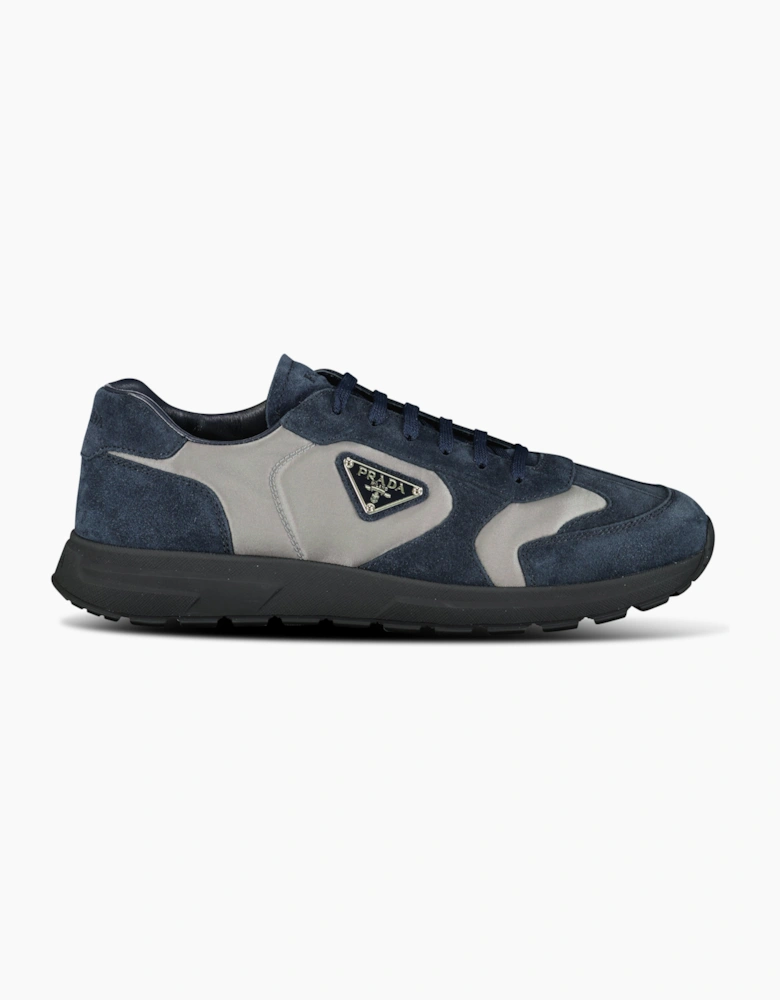 Prada Prax 2.0 Re-Nylon & Suede Sneakers