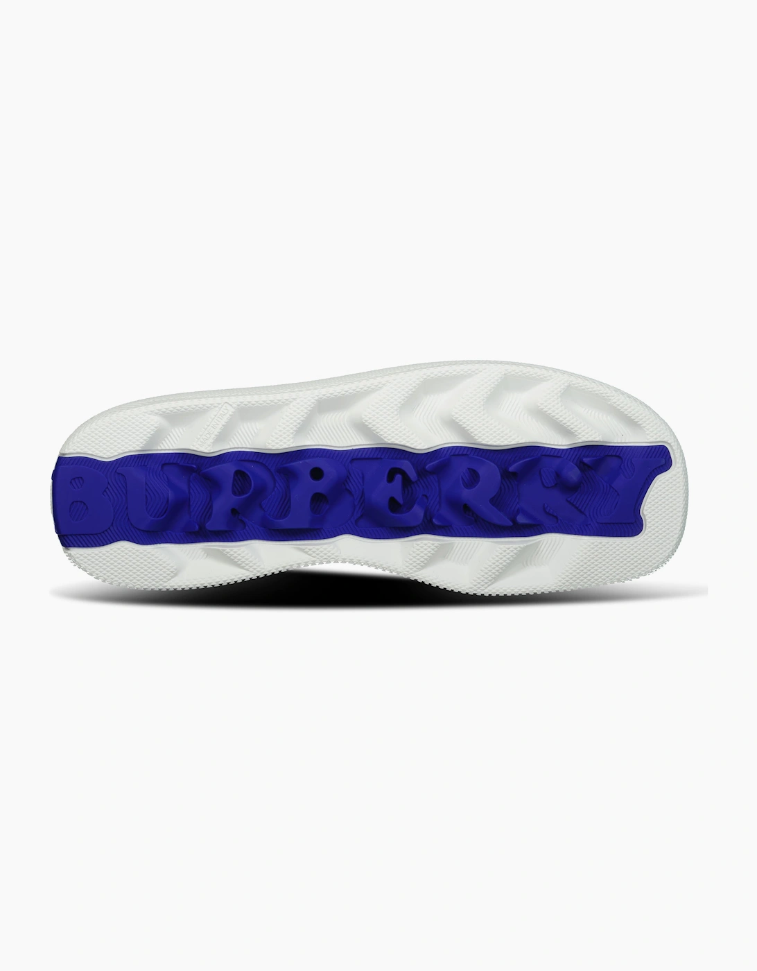 Burberry Box Knit Check Sneakers Blue & White