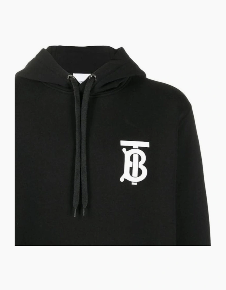 Burberry TB Print Hooded Sweatshirt Black
