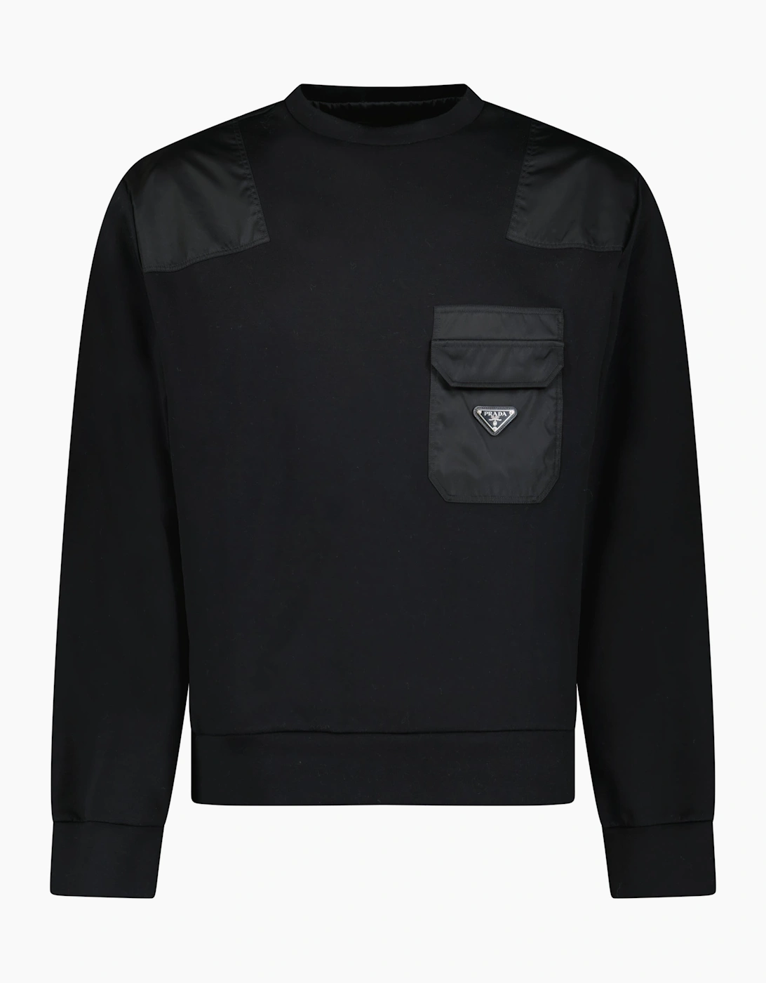 Prada Cotton & Nylon Sweatshirt Black, 4 of 3
