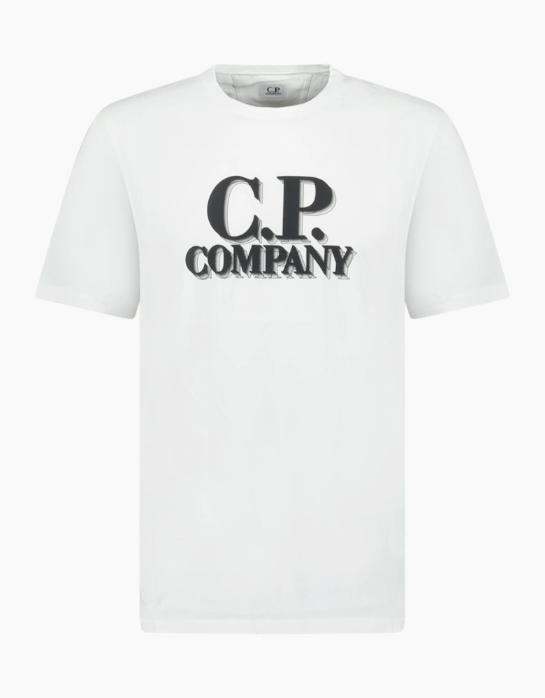 CP Company Spray Print T-Shirt White