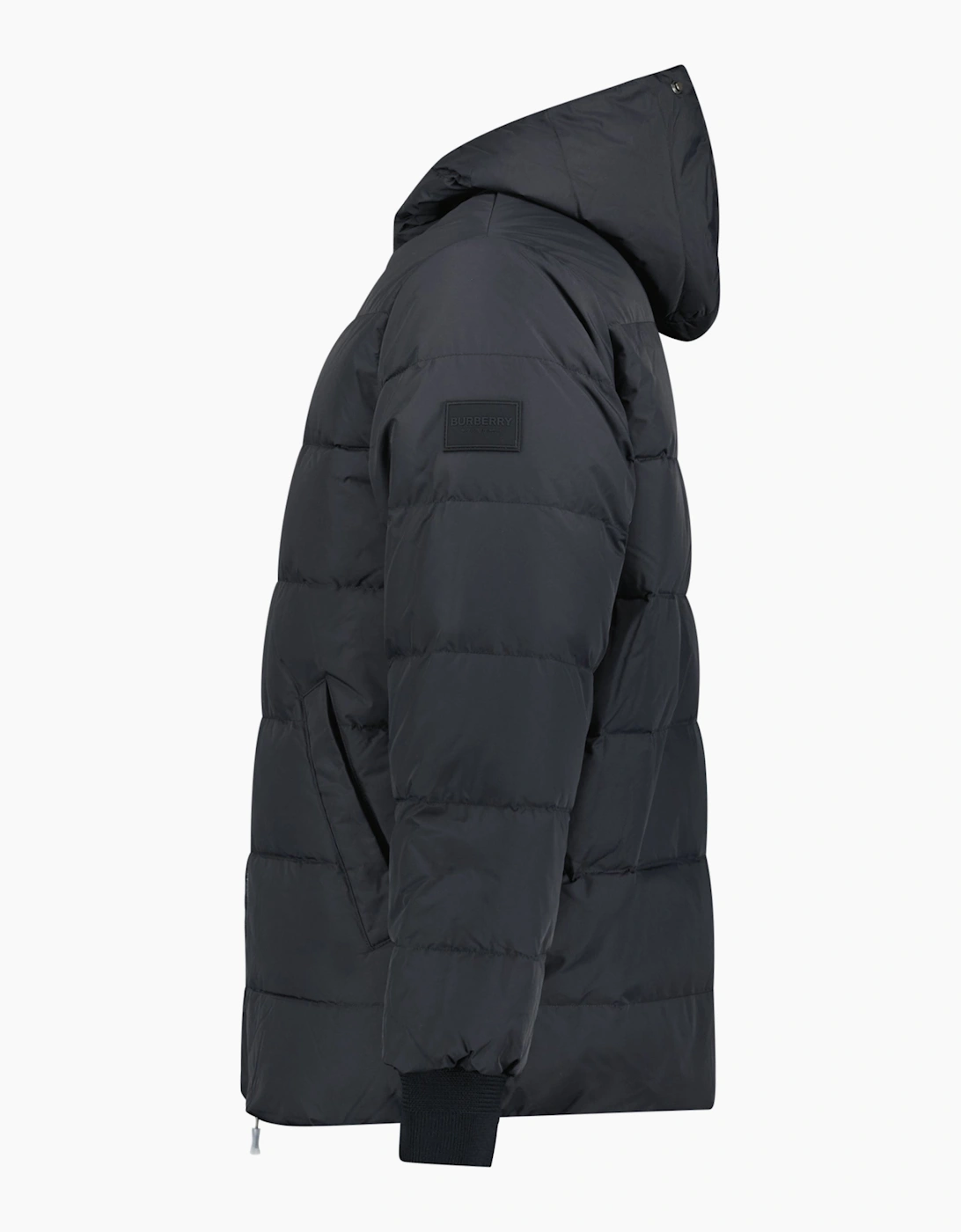 Burberry Barnsfield Parka Check Jacket Black
