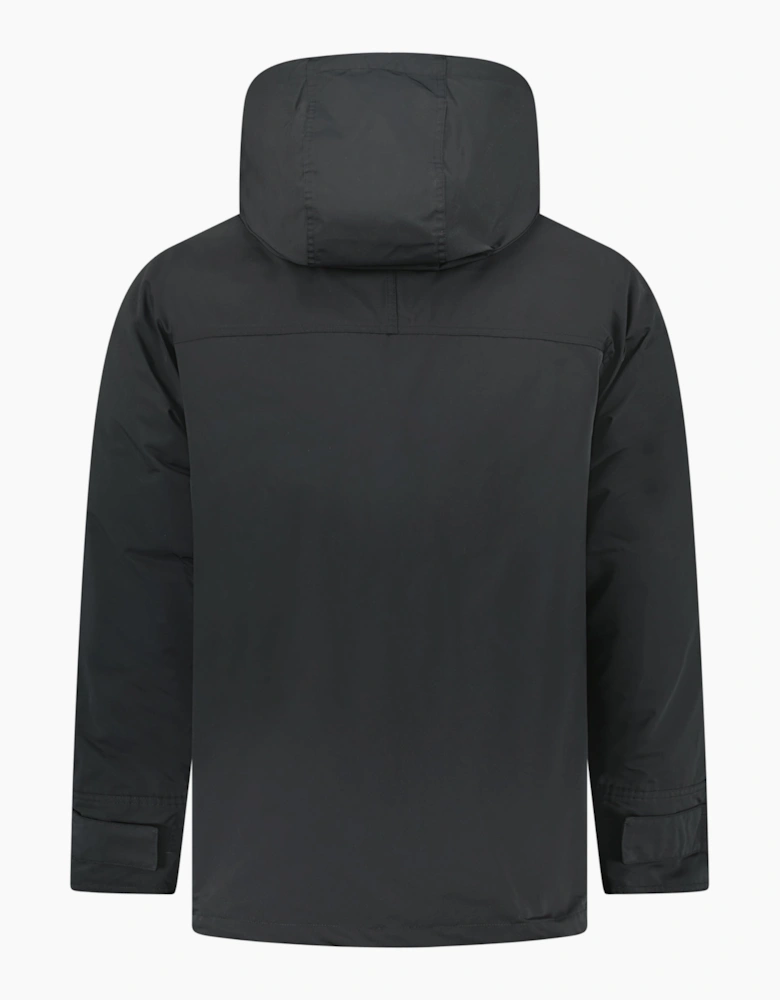 Burberry Barnsfield Parka Check Jacket Black
