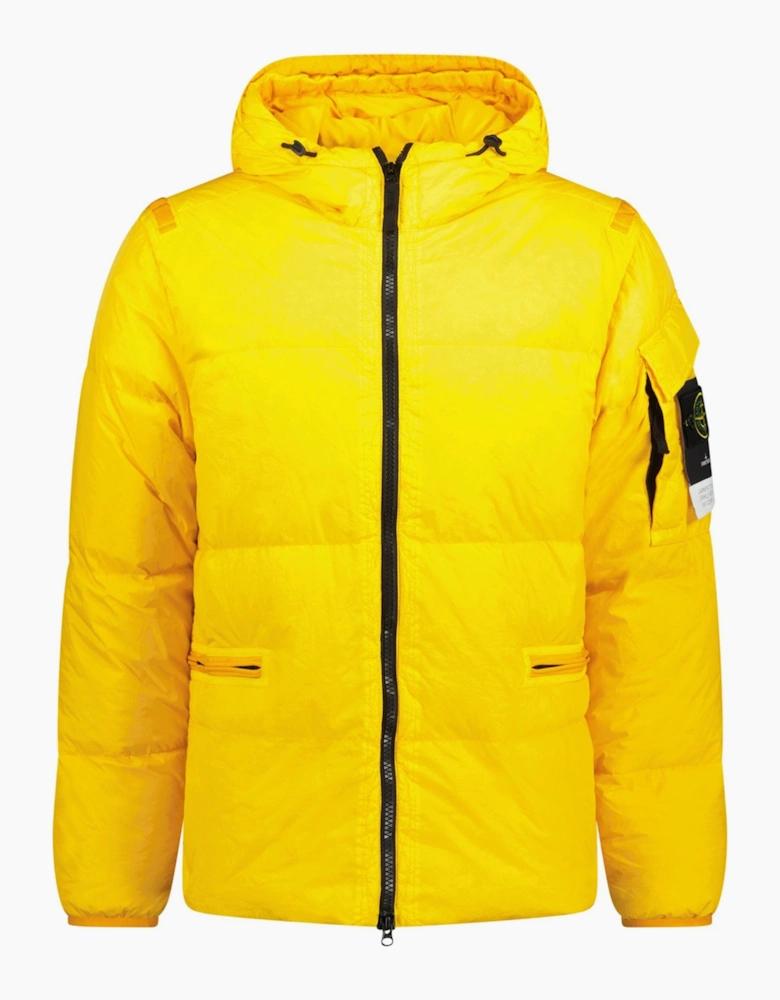 Stone Island Crinkle R-NY Down Jacket Yellow