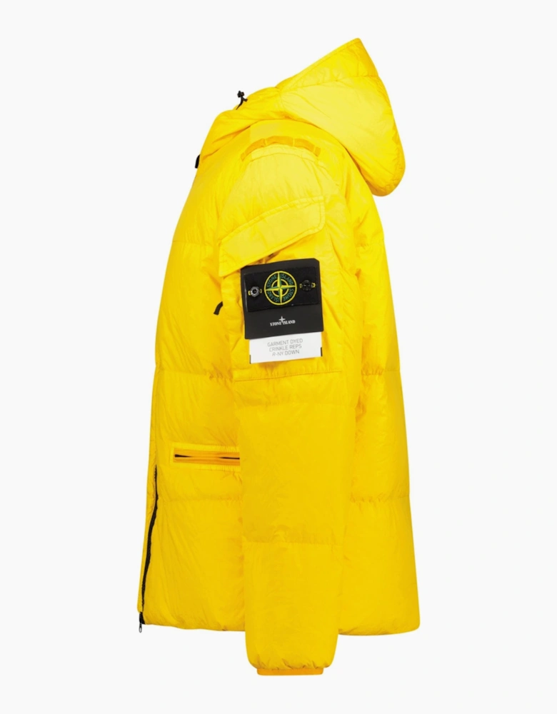 Stone Island Crinkle R-NY Down Jacket Yellow