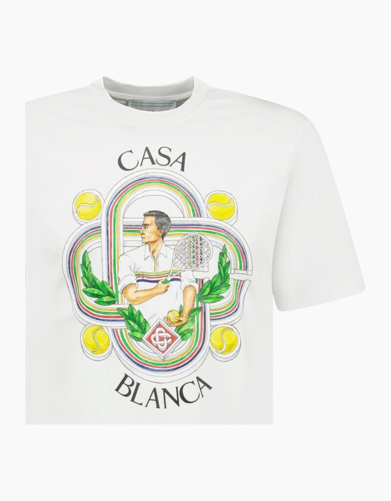 Casablanca 'Le Joueur' T-Shirt White