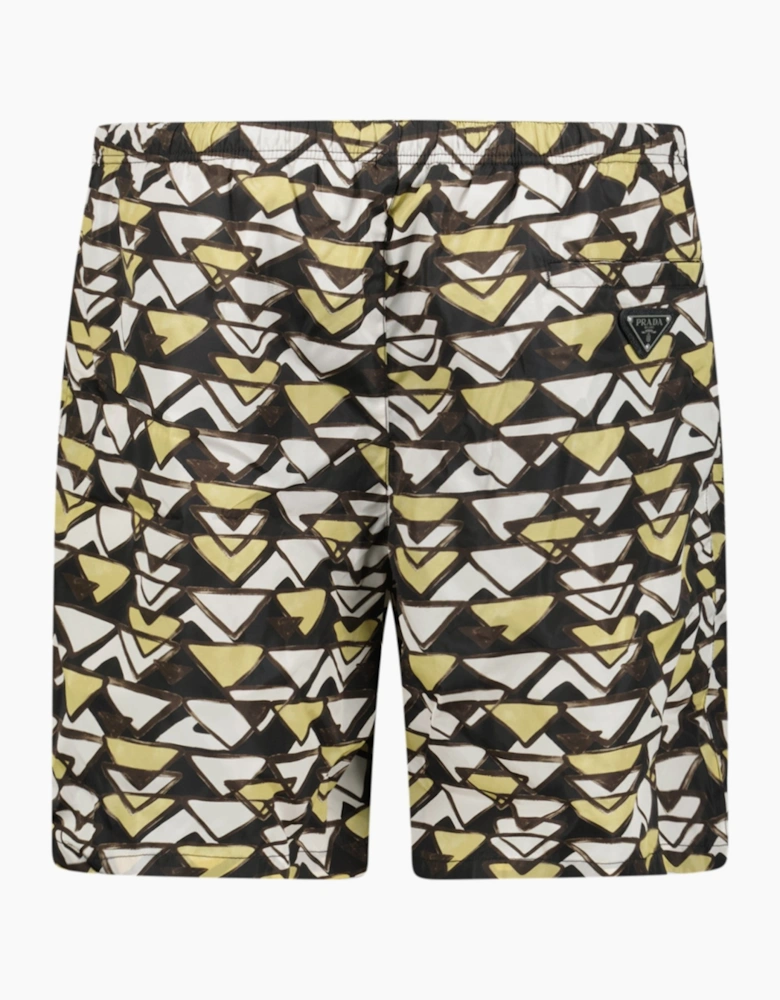 Prada Re-Nylon Geometric Swim Shorts