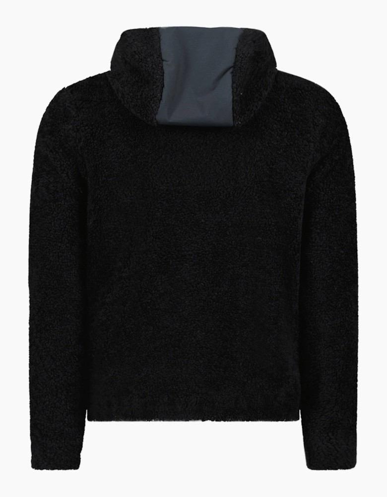 Prada Linea Rossa Wool Blend Fleece Jacket Black
