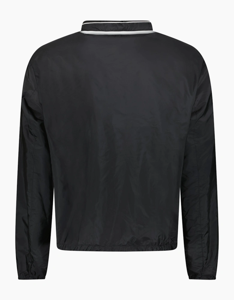 Prada Re-Nylon Logo Windbreaker Jacket Black