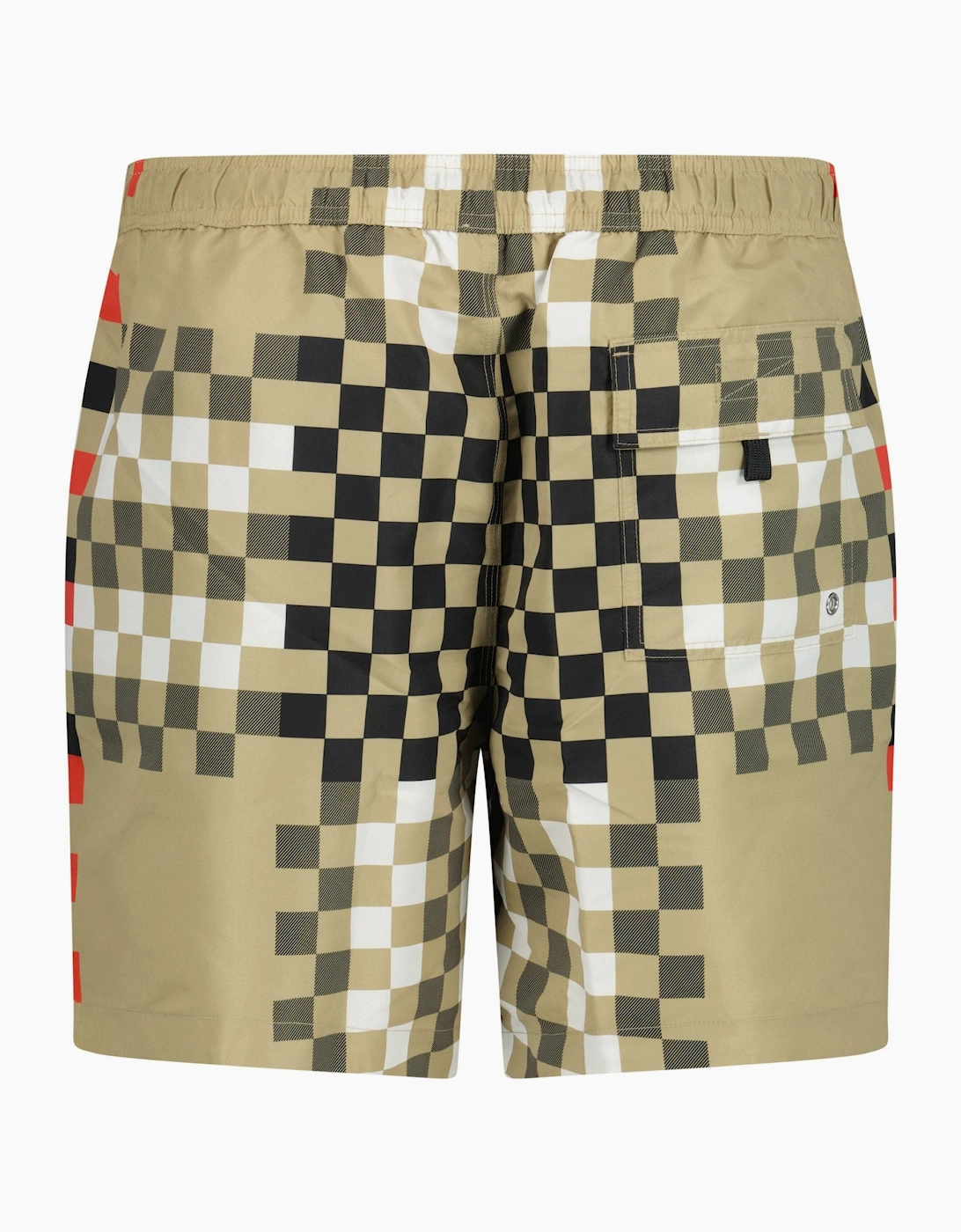 Burberry Pixel Check Print Swim Shorts