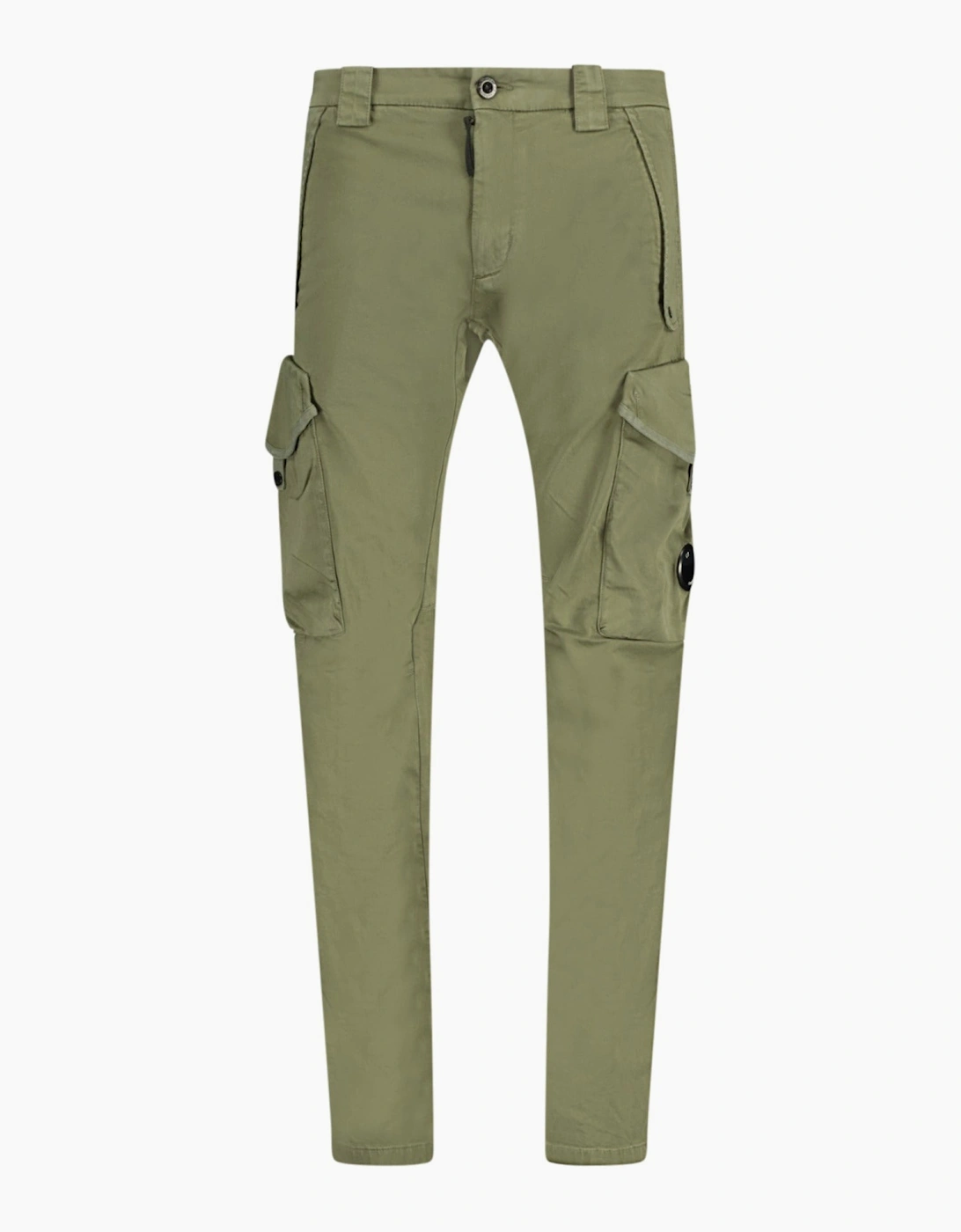 CP Company Slim Fit Cotton Cargo Trousers Green, 3 of 2