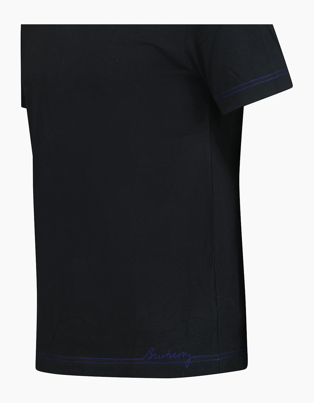 Burberry Writing Logo T-Shirt Black