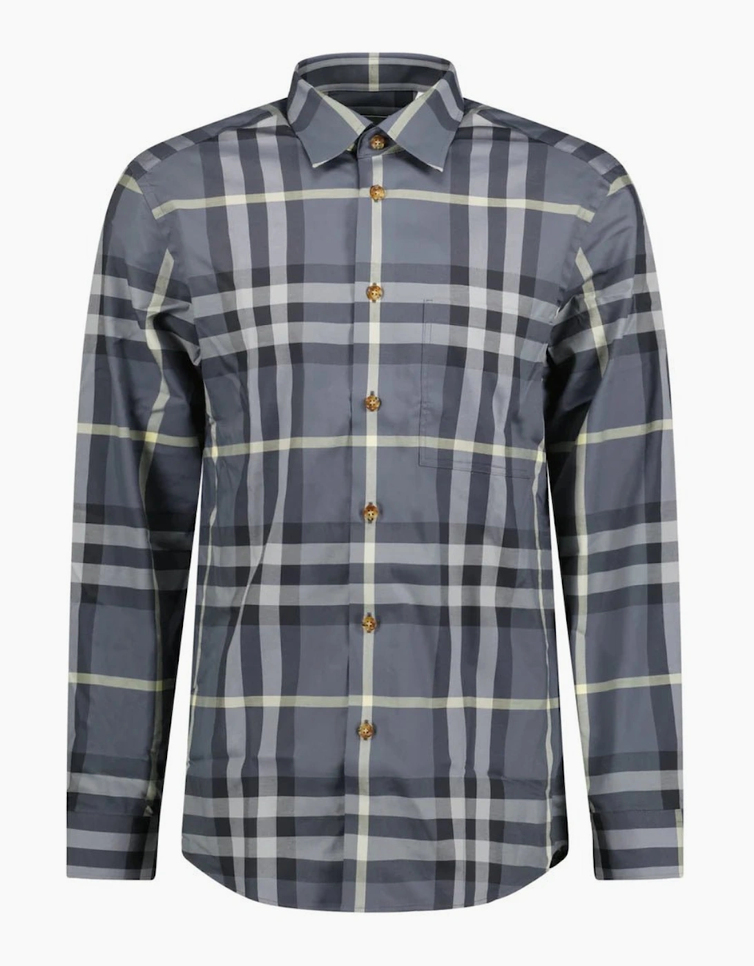 Burberry 'Claverdon' Check Shirt Grey & Black, 3 of 2