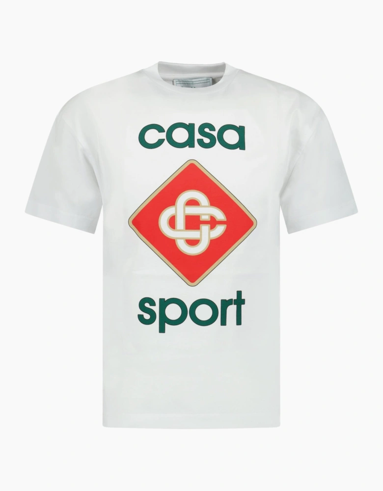 Casablanca 'Sport' Print T-Shirt White