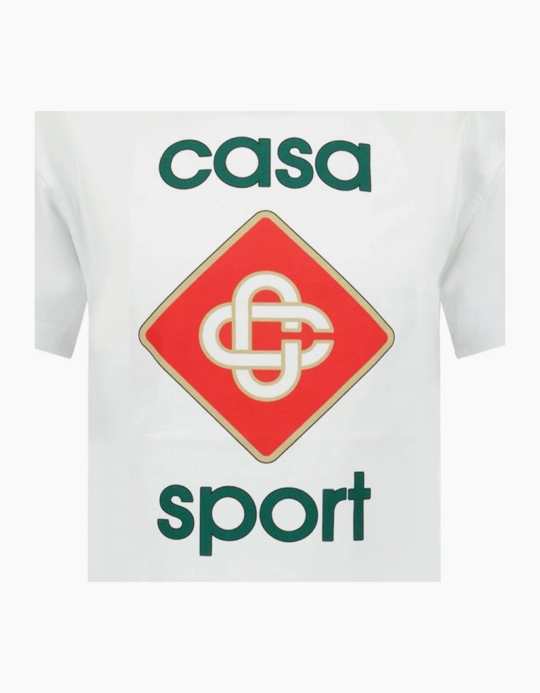 Casablanca 'Sport' Print T-Shirt White
