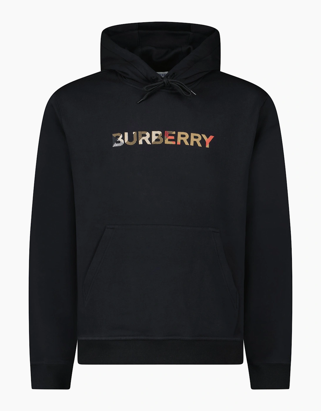 Burberry Logo Embroidered Hoodie Black, 4 of 3