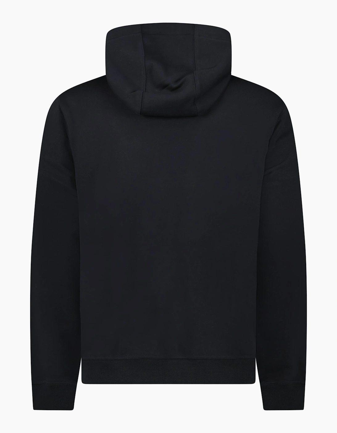 Burberry Logo Embroidered Hoodie Black