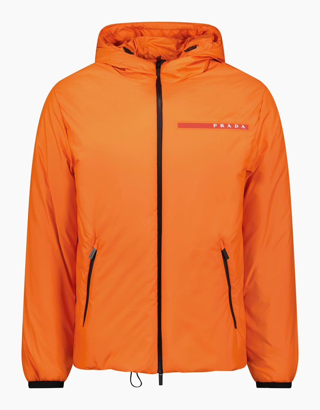 Prada Technical Nylon Padded Jacket Orange, 5 of 4