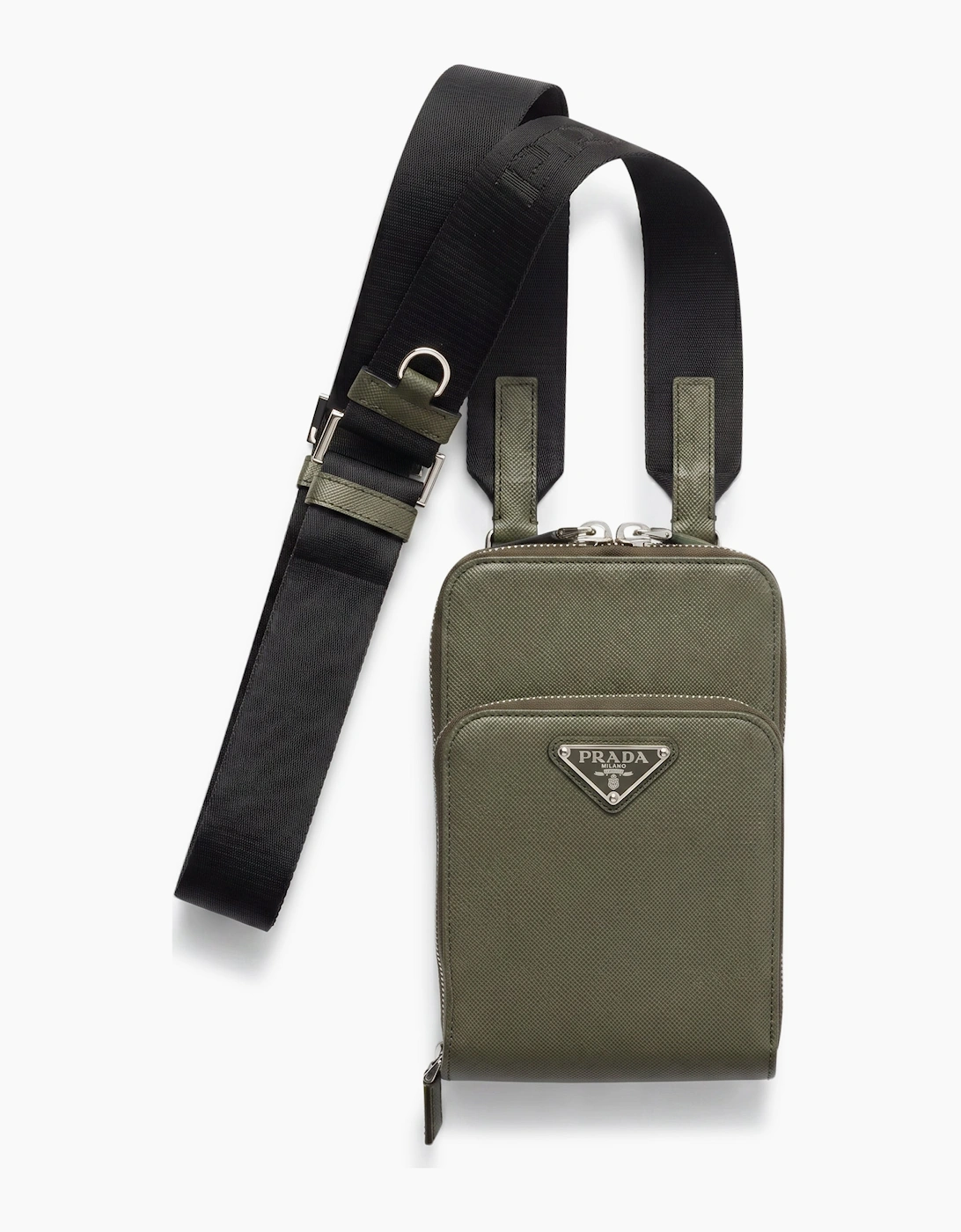 Prada Saffiano Leather Smart Phone Case Green, 2 of 1