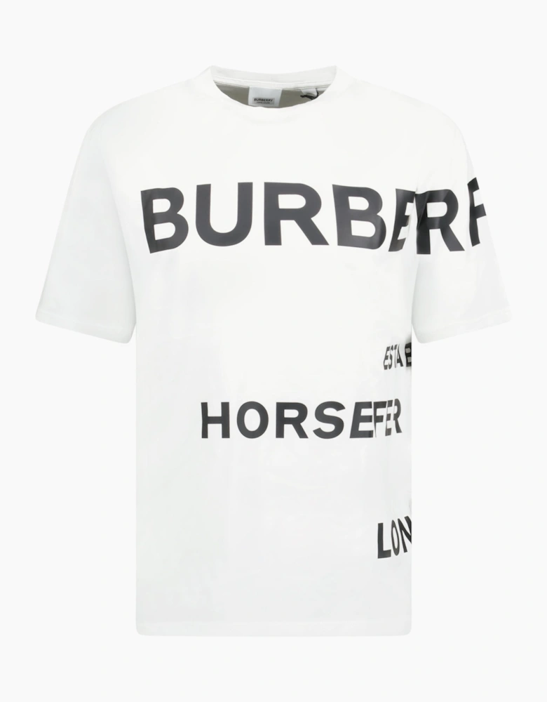 Burberry Horseferry Cotton T-Shirt White
