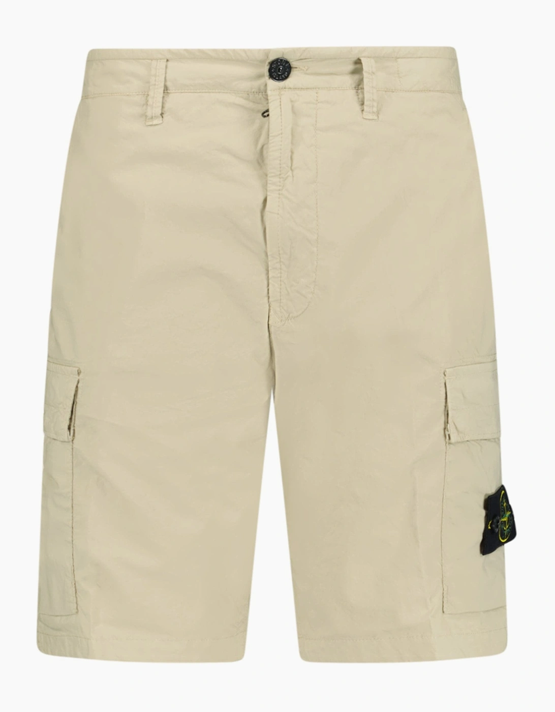 Stone Island Bermuda Cargo Shorts Beige