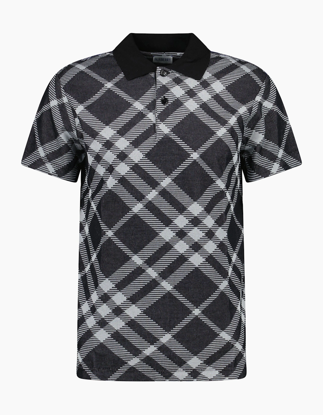 Burberry Vintage Check Cotton Polo Black, 4 of 3