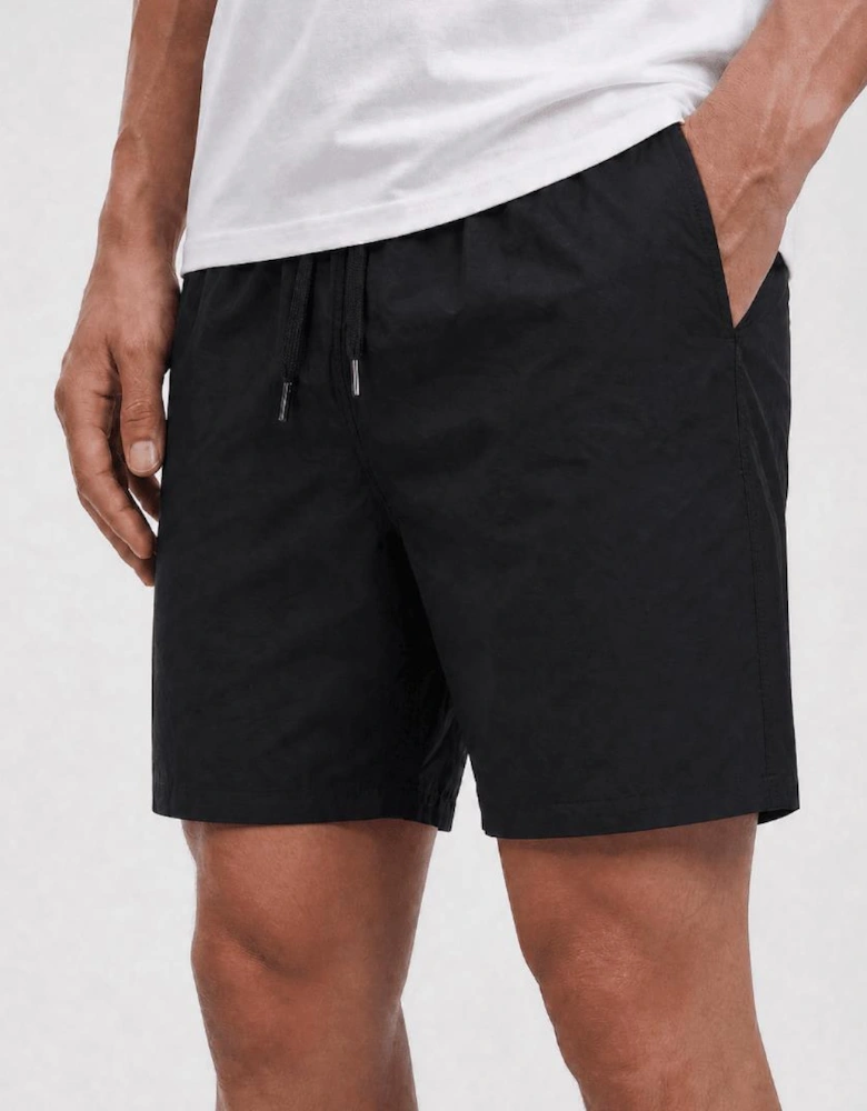 Burberry Martin Chrome Nylon Swim Shorts Black
