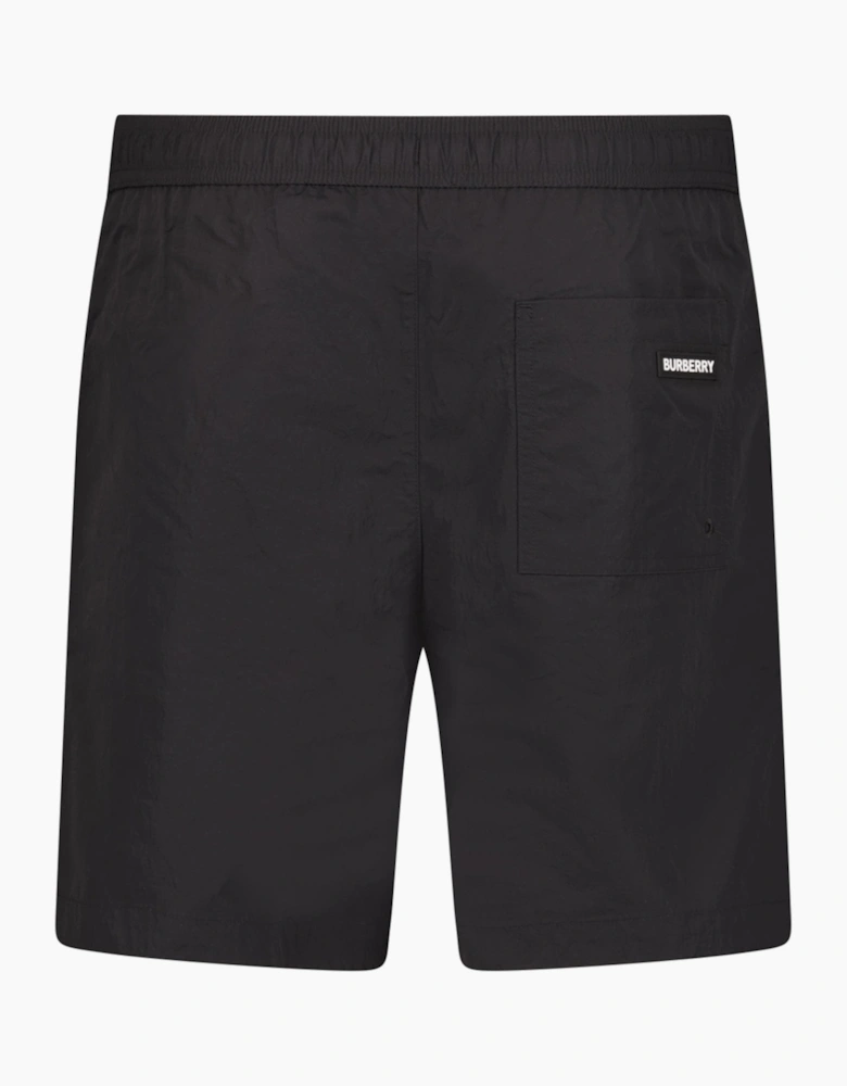 Burberry Martin Chrome Nylon Swim Shorts Black