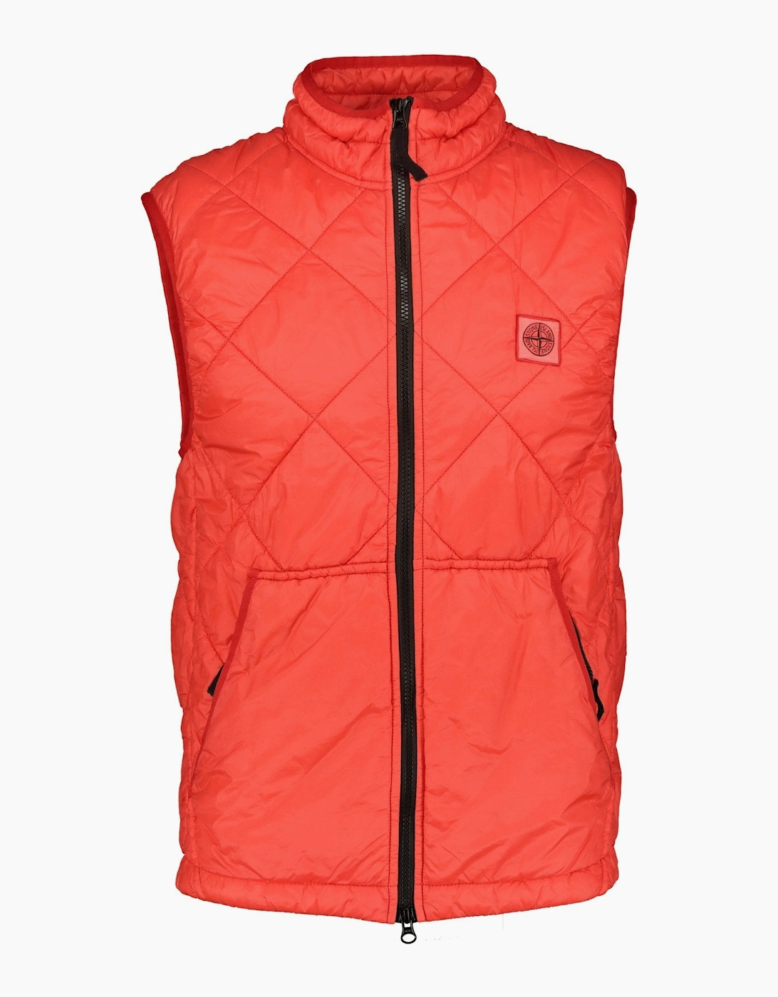 Stone Island Garment Dyed Gilet Red