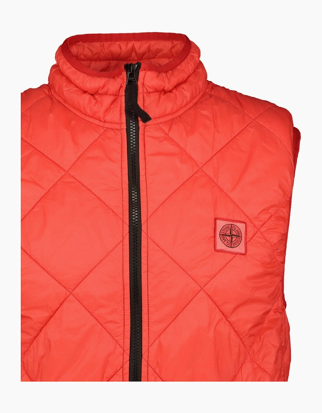 Stone Island Garment Dyed Gilet Red
