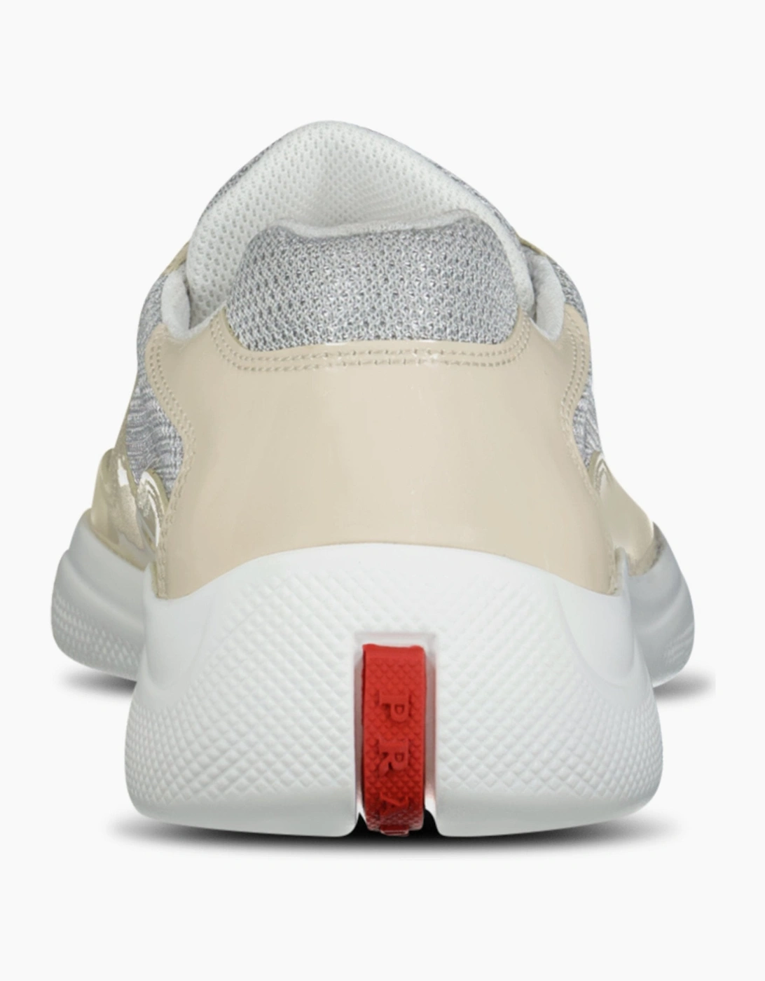 Prada Americas Cup Sneakers Beige & Grey Mesh