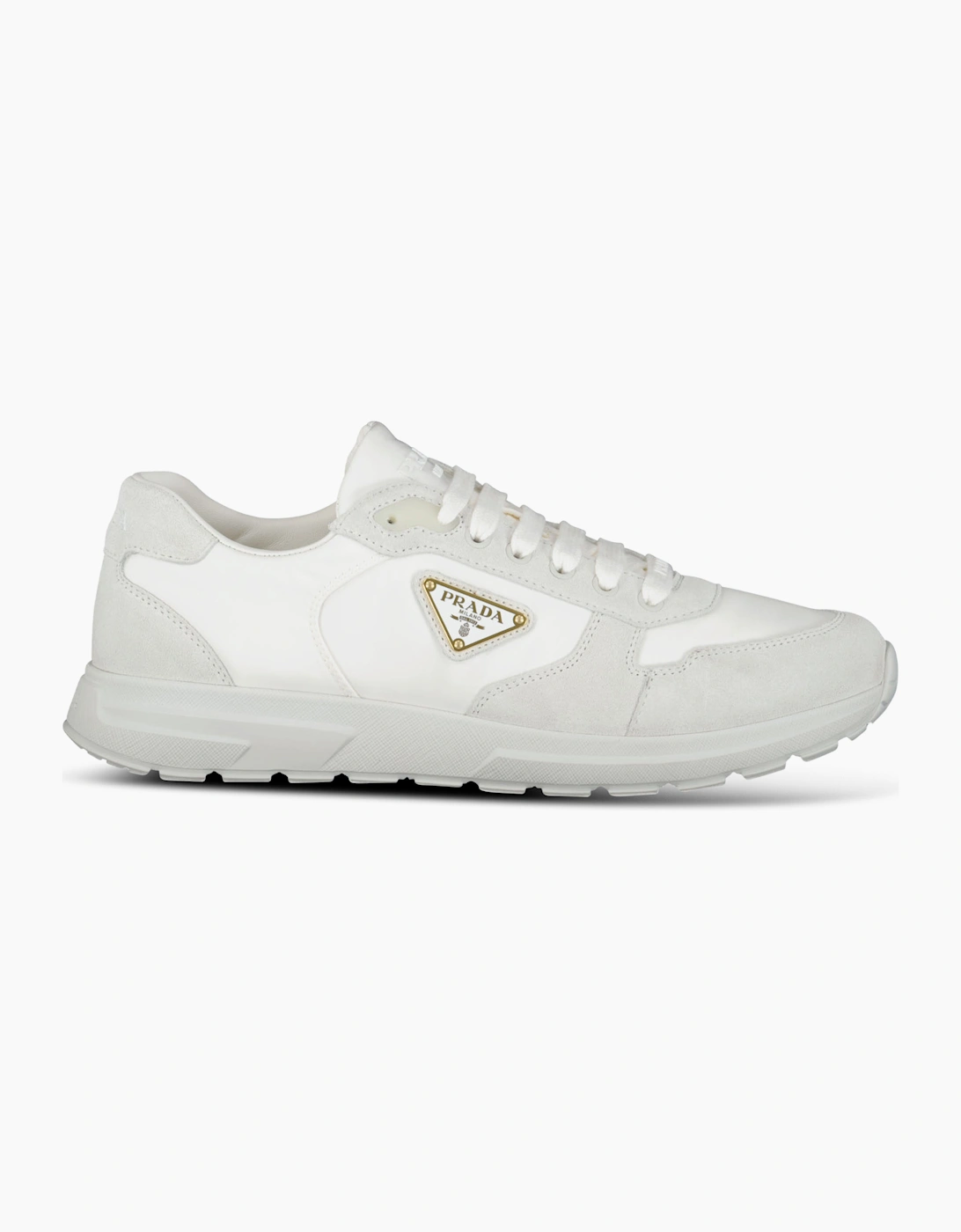 Prada Prax 2.0 Re-Nylon & Suede Sneakers White, 5 of 4