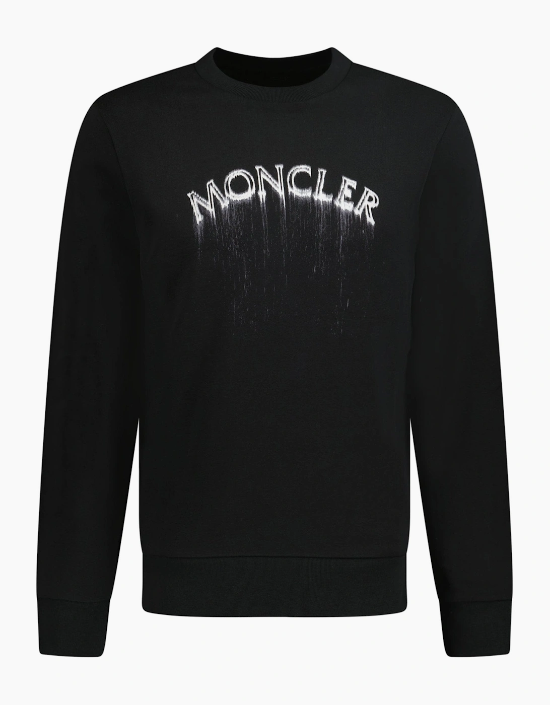 Moncler Spray Logo Sweatshirt Black, 3 of 2