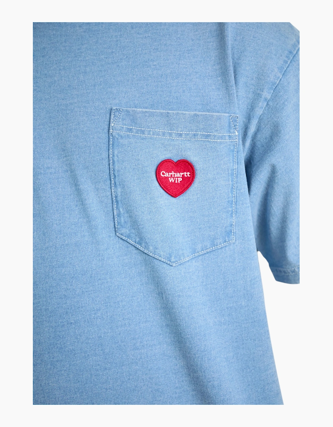 Carhartt WIP INGO POCKET Mens Basic T-shirt Heart Patch Pocket loose Fit