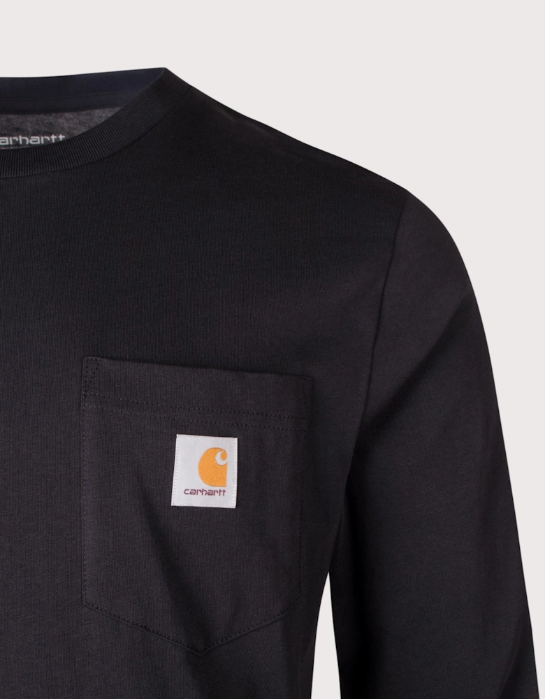 Regular Fit Long Sleeve Pocket T-Shirt