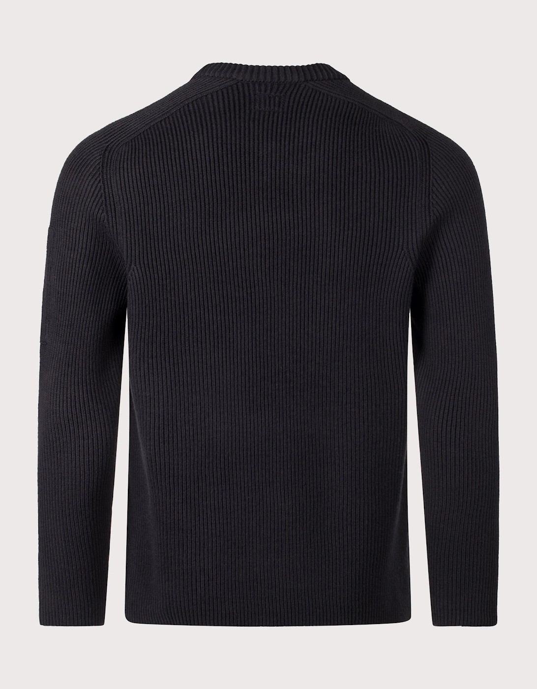 Full Rib Cotton Crewneck Lens Jumper