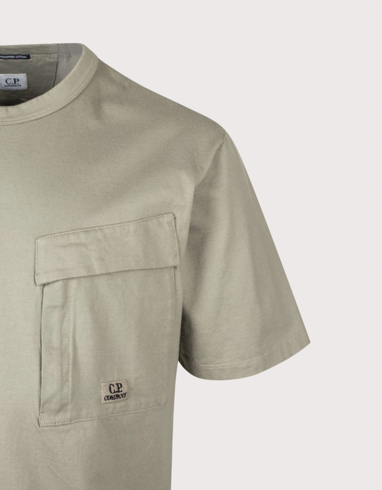 30/2 Mercerized Jersey Twisted Pocket T-Shirt