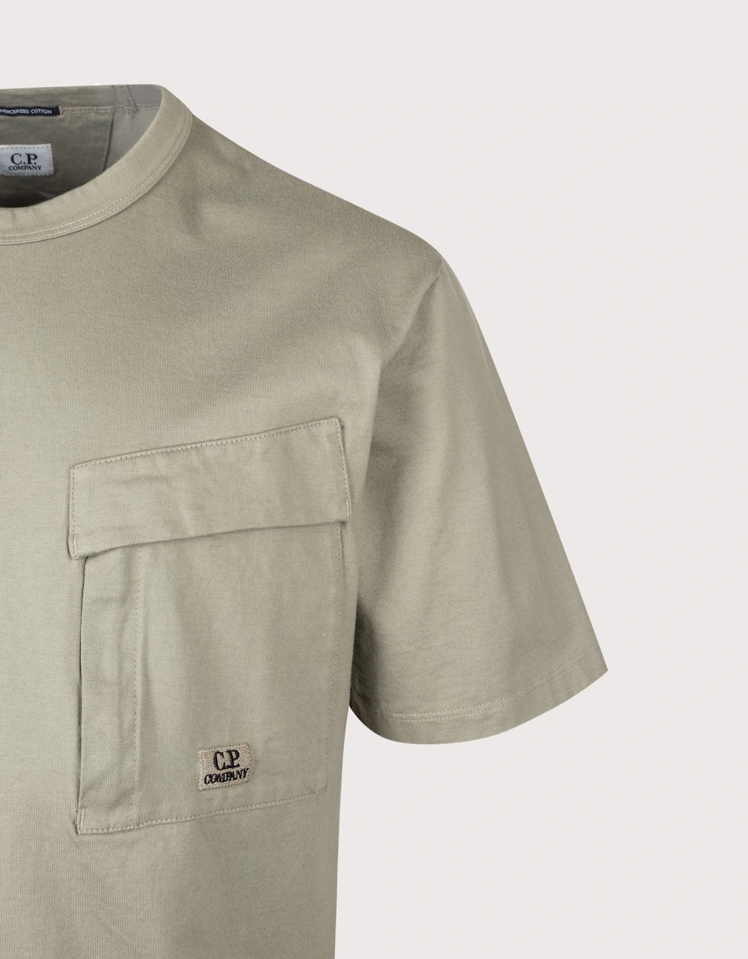 30/2 Mercerized Jersey Twisted Pocket T-Shirt
