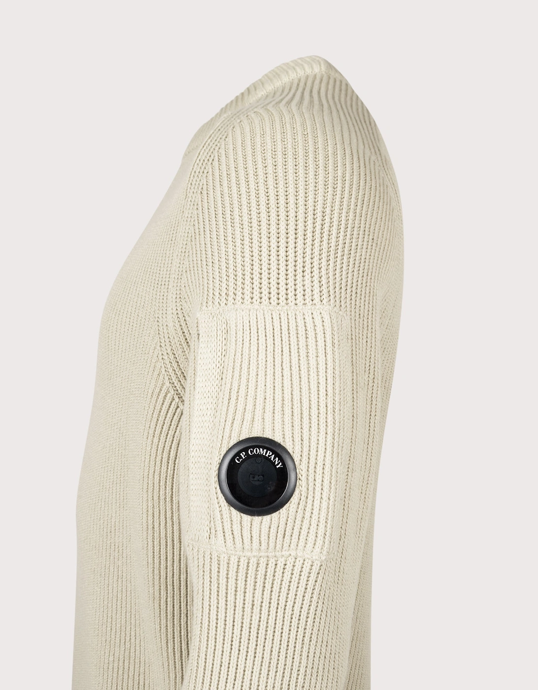 Full Rib Cotton Crewneck Lens Jumper