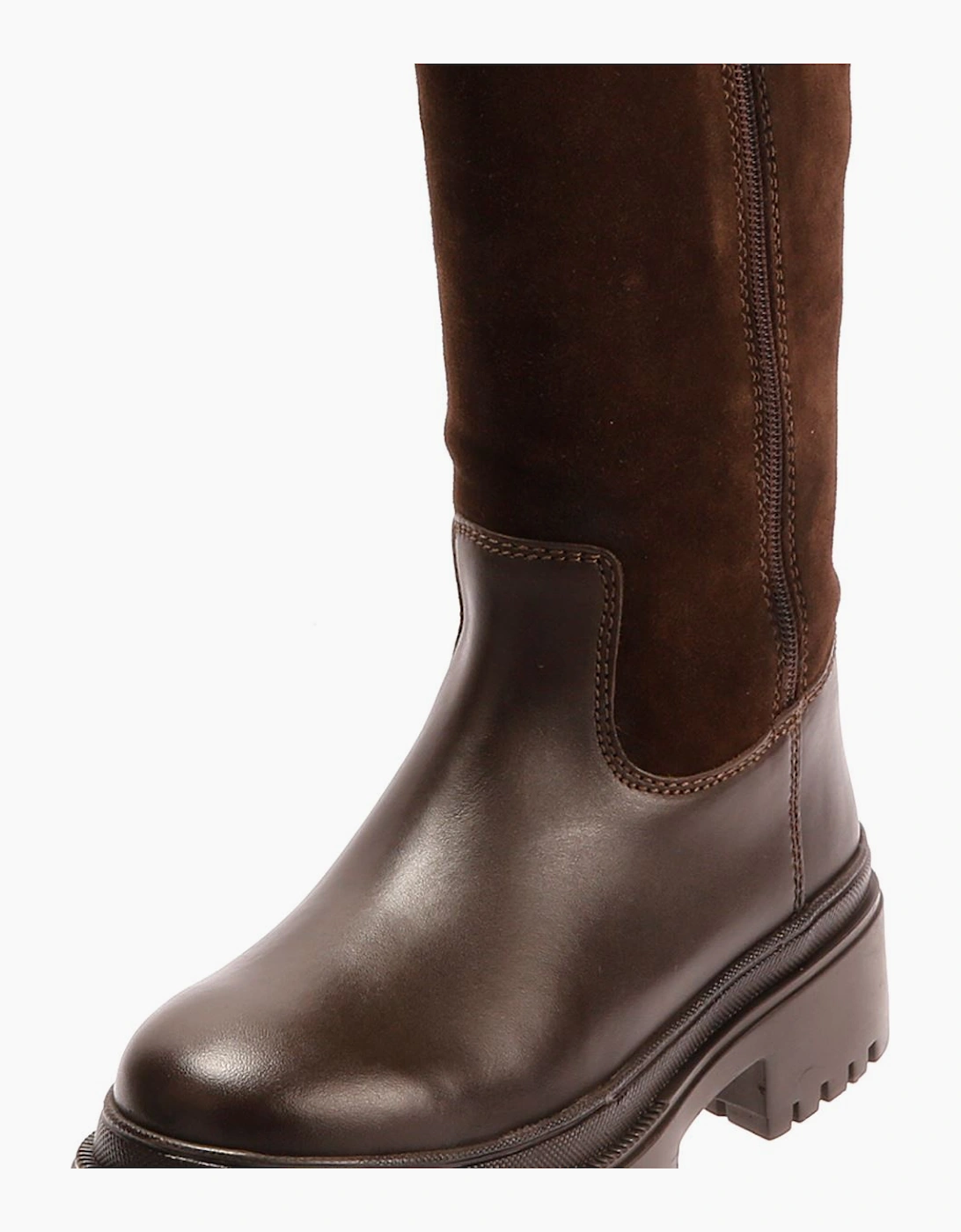 Osprey London The Bramble Tall Leather Women's Chocolate Burnish Boots