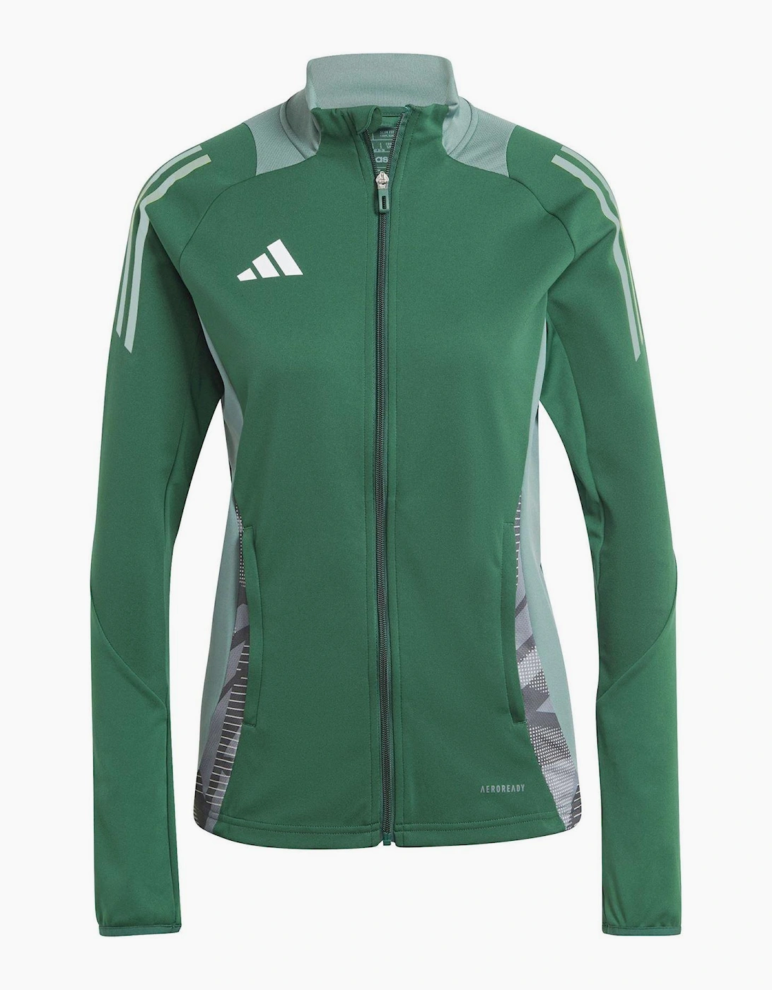 Adidas Women's Green / Tiro 24 Raglan Track Jacket - Size: 6 Uk